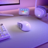 Souris de jeu Bluetooth de 33 000 ppp Scimitar Elite SE MMO de Corsair - Blanc - Exclusivité Best Buy