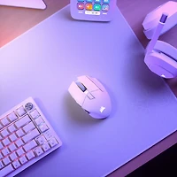 Corsair Scimitar Elite SE MMO 33000 DPI Bluetooth Gaming Mouse - White - Only at Best Buy