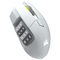 Souris de jeu Bluetooth de 33 000 ppp Scimitar Elite SE MMO de Corsair - Blanc - Exclusivité Best Buy