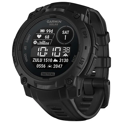 Montre intelligente multisport Bluetooth de mm Instinct 3 édition Solar Tactical de Garmin