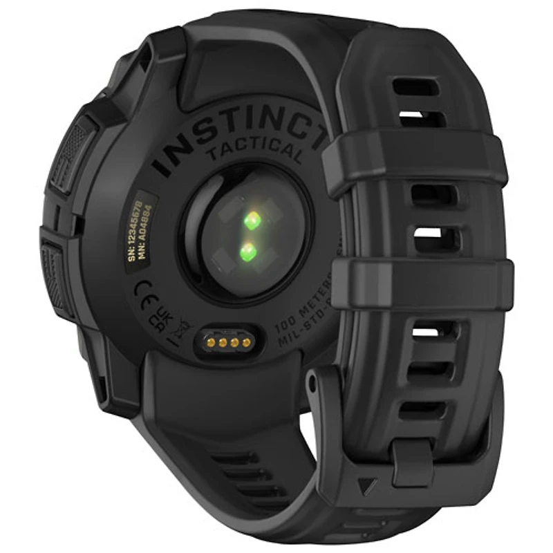 Montre intelligente multisport Bluetooth de mm Instinct 3 édition Solar Tactical de Garmin