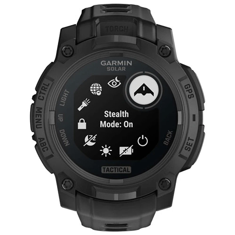 Montre intelligente multisport Bluetooth de mm Instinct 3 édition Solar Tactical de Garmin