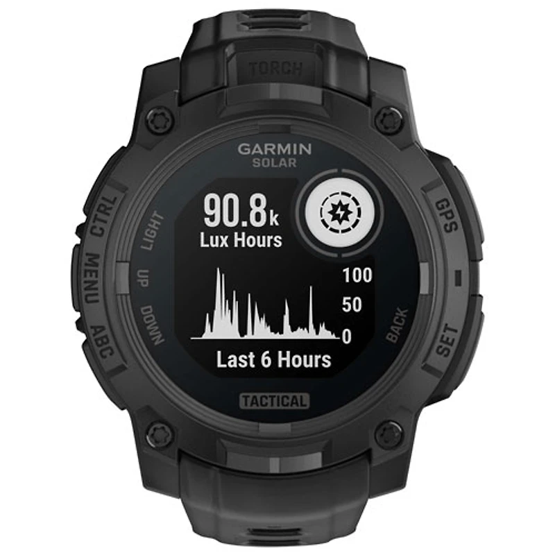 Montre intelligente multisport Bluetooth de mm Instinct 3 édition Solar Tactical de Garmin