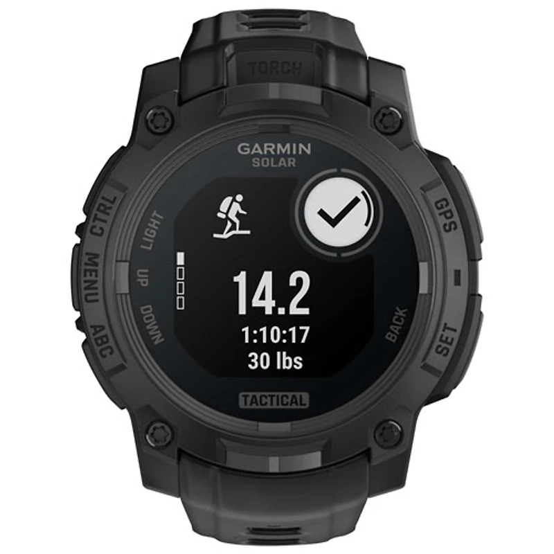 Montre intelligente multisport Bluetooth de mm Instinct 3 édition Solar Tactical de Garmin