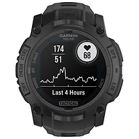 Garmin Instinct 3 Solar Tactical Edition 50mm Bluetooth Multisport Smartwatch - Black