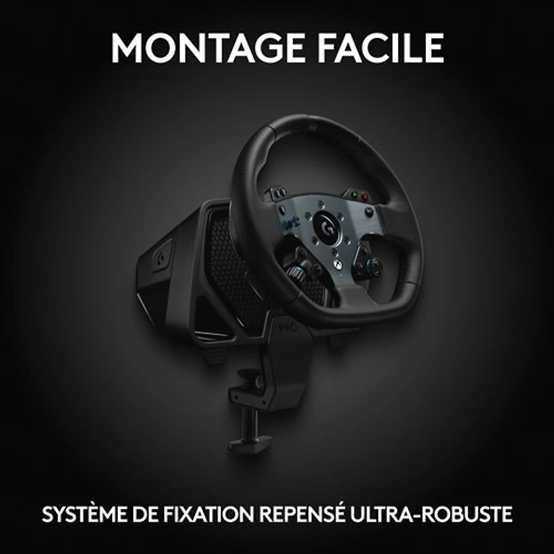 Volant de course PRO de Logitech G pour PS5/PS4/PC