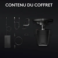 Volant de course PRO de Logitech G pour PS5/PS4/PC