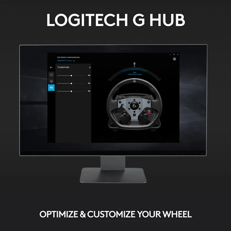 Volant de course PRO de Logitech G pour PS5/PS4/PC