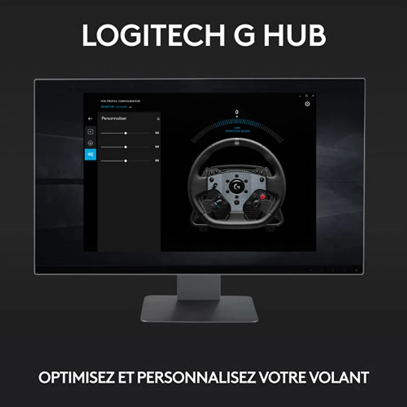 Volant de course PRO de Logitech G pour PS5/PS4/PC