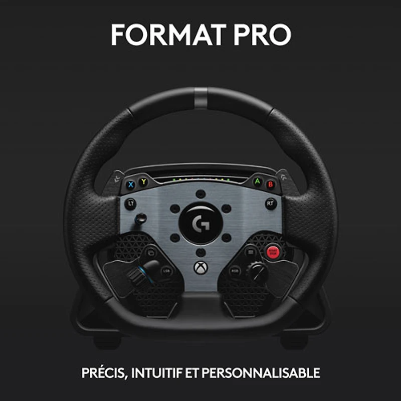 Volant de course PRO de Logitech G pour PS5/PS4/PC