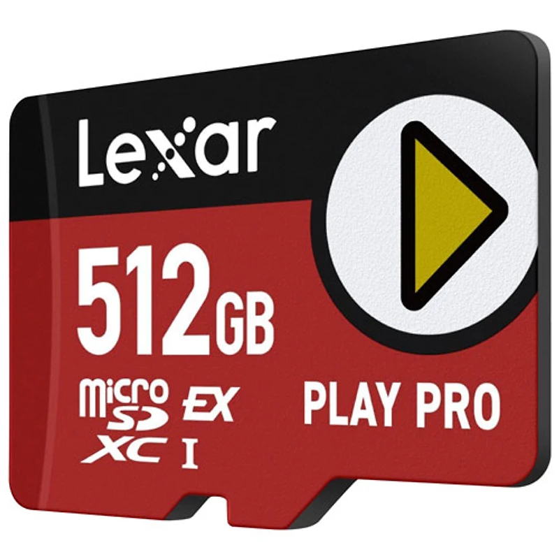 Lexar PLAY PRO 512GB 900MB/s microSDXC Memory Card