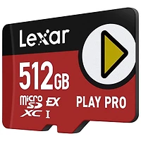 Lexar PLAY PRO 512GB 900MB/s microSDXC Memory Card