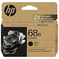 Cartouche d'encre noire d'origine HP 68e EvoMore