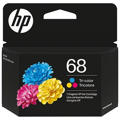Cartouche d'encre tricolore d'origine HP 68
