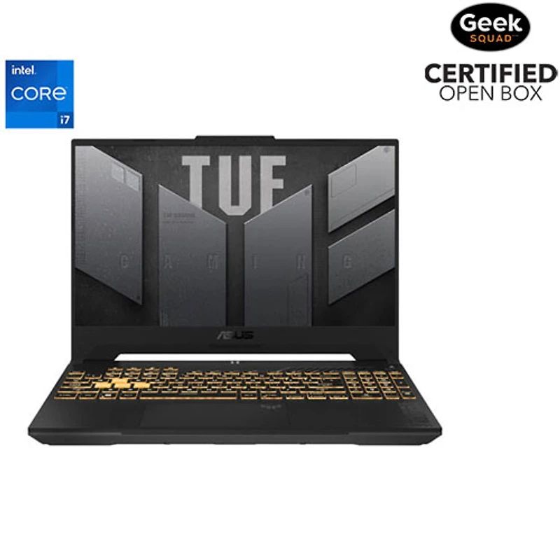 Open Box - ASUS TUF F15 15.6" 144Hz Gaming Laptop (Intel Core i7-13620H/16GB RAM/1TB SSD/RTX 4060/Windows 11 Home)