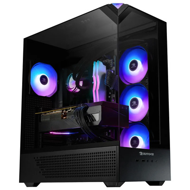Ordinateur de jeu Slate 9 d'iBUYPOWER - Blanc (Core i9-14900KF d'Intel/RAM 32 Go/SSD 2 To/RTX 5070 12 Go/Windows 11)