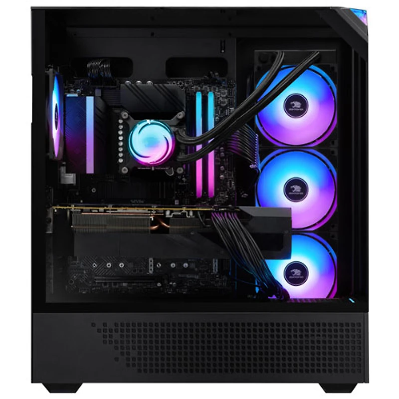 Ordinateur de jeu Slate 9 d'iBUYPOWER - Blanc (Core i9-14900KF d'Intel/RAM 32 Go/SSD 2 To/RTX 5070 12 Go/Windows 11)