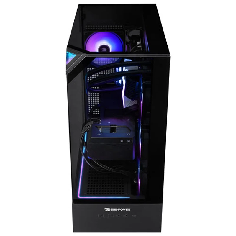 Ordinateur de jeu Slate 9 d'iBUYPOWER - Blanc (Core i9-14900KF d'Intel/RAM 32 Go/SSD 2 To/RTX 5070 12 Go/Windows 11)