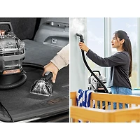 Nettoyeur en profondeur portatif HydroSteam Pet de Bissell - Noir/Cuivré