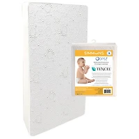 Matelas pour lit de bébé antibactérien et perméable à l'air avec protège-matelas Slumber de Simmons