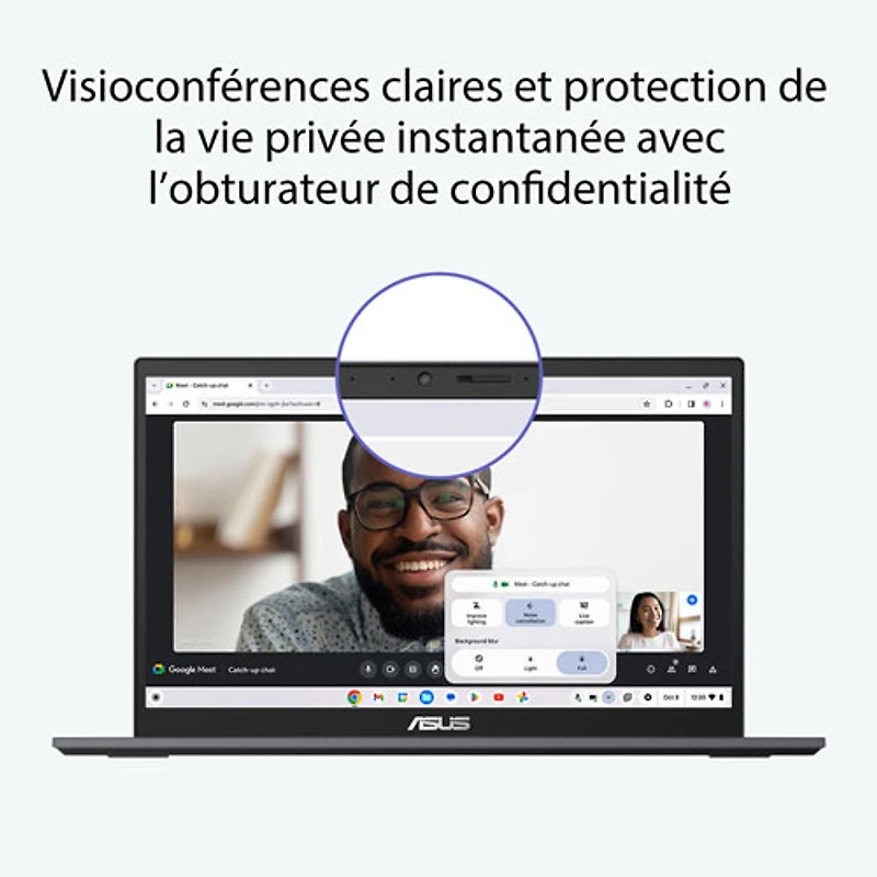 Chromebook Plus à écran tactile de 14 po CX34 d'ASUS avec 12 mois de forfait Google AI Pro (Core i3-1315U d'Intel/UFS 128 Go/RAM 8 Go)