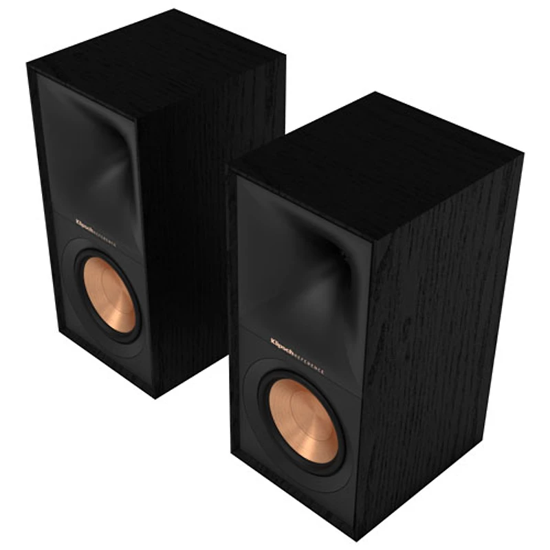 Klipsch R60M 340-Watt Bookshelf Dual Speakers with WiiM Amp Streaming Kit - Black