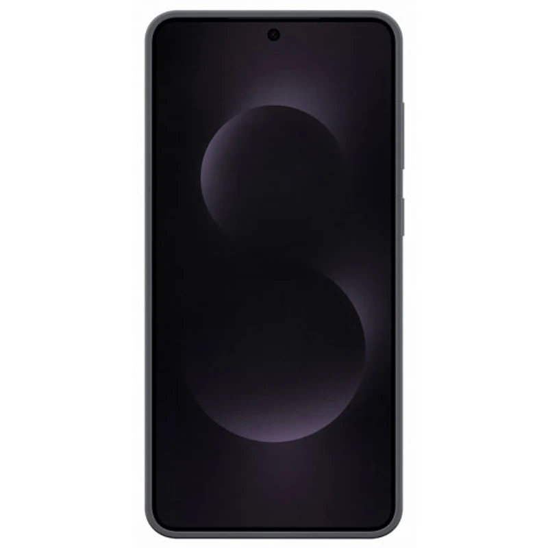 Samsung Silicone Fitted Soft Shell Case for Galaxy S25 Edge - Black