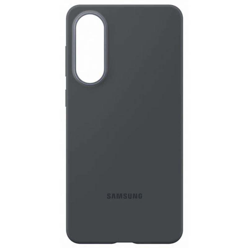 Samsung Silicone Fitted Soft Shell Case for Galaxy S25 Edge - Black