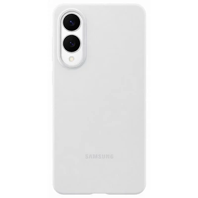 Samsung Silicone Fitted Soft Shell Case for Galaxy S25 Edge - Grey