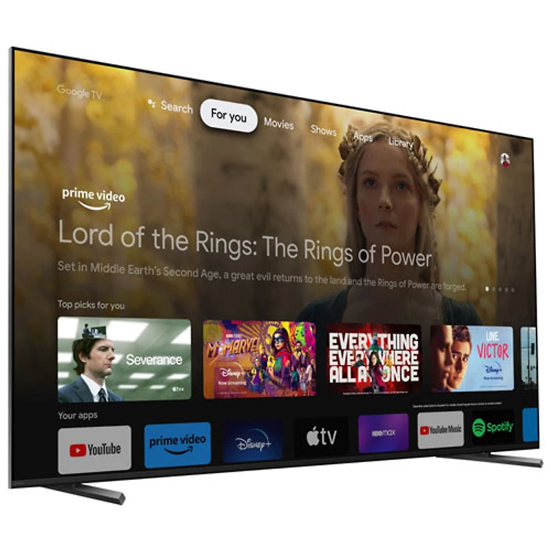 Téléviseur intelligent Google DEL HDR UHD 4K de 75 po série X90CL Bravia XR de Sony (XR75X90CL) - Exclusivité Best Buy