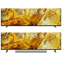 Téléviseur intelligent Google DEL HDR UHD 4K de 75 po série X90CL Bravia XR de Sony (XR75X90CL) - Exclusivité Best Buy