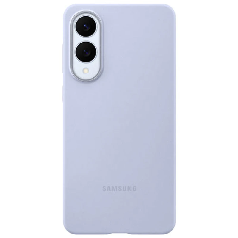 Samsung Silicone Fitted Soft Shell Case for Galaxy S25 Edge- Blue