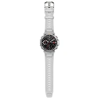 Montre intelligente T-Rex 3 de 38 mm d'Amazfit avec moniteur de fréquence cardiaque - Gris