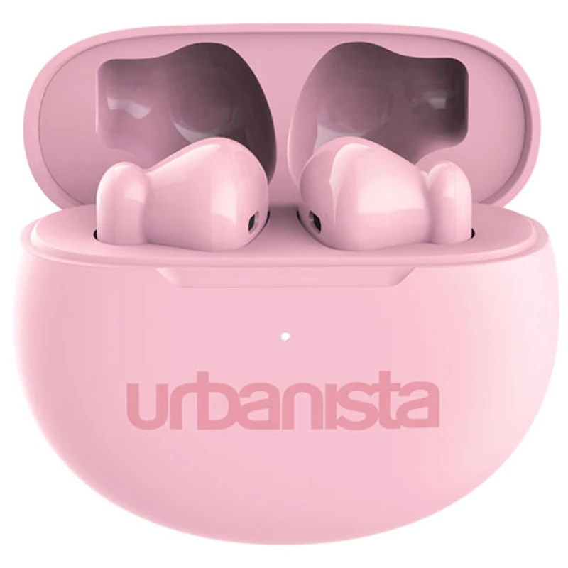 Écouteurs boutons 100 % sans fil Austin d'Urbanista - Rose pastel