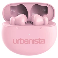 Écouteurs boutons 100 % sans fil Austin d'Urbanista - Rose pastel