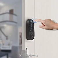 Serrure intelligente Wi-Fi à pêne dormant avec pavé numérique Tapo de TP-Link - Noir