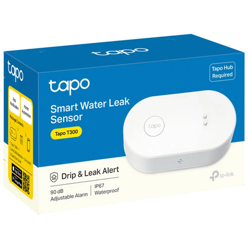 Détecteur de fuite d'eau intelligent Tapo T300 de TP-Link
