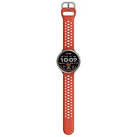Montre intelligente Active 2 de 44 mm d'Amazfit avec moniteur de fréquence cardiaque - Rouge