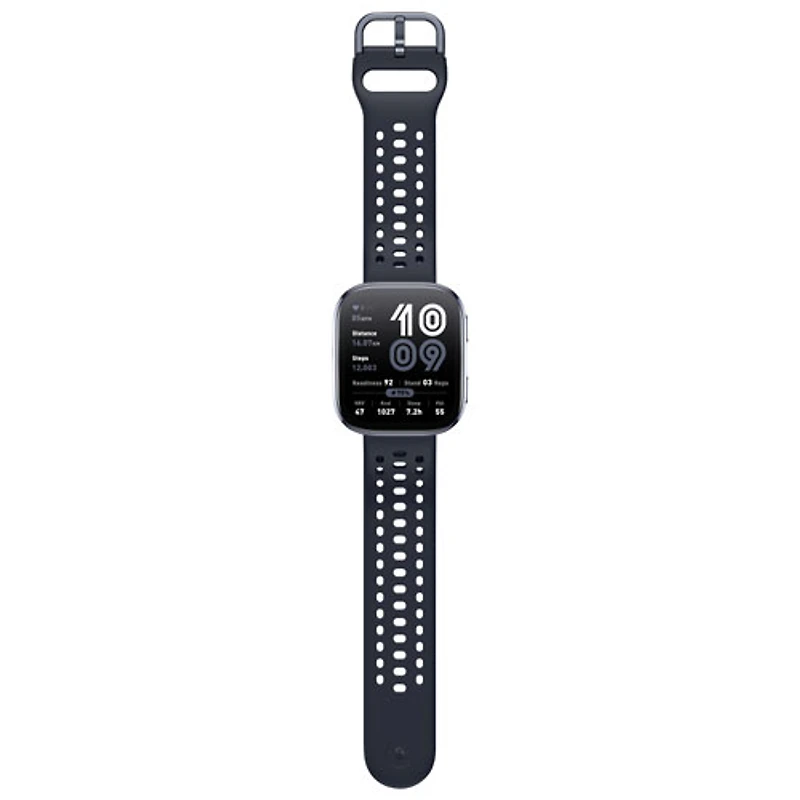 Montre intelligente Bip 6 de 50 mm d'Amazfit avec moniteur de fréquence cardiaque - Noir