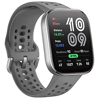Montre intelligente Bip 6 de 50 mm d'Amazfit avec moniteur de fréquence cardiaque - Anthracite