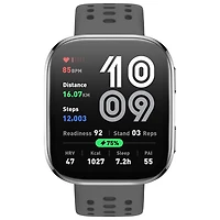 Montre intelligente Bip 6 de 50 mm d'Amazfit avec moniteur de fréquence cardiaque - Anthracite