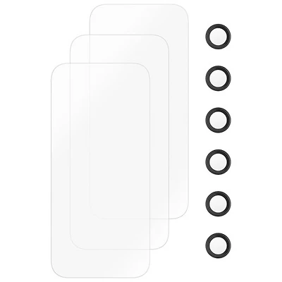 Insignia Glass Screen Protector with Camera Lens Protectors for iPhone 17 Pro - 3 Pack - Only at Best Buy
