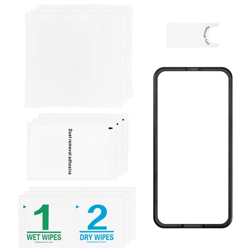 Insignia Glass Screen Protector with Camera Lens Protectors for iPhone 17 Pro - 3 Pack - Only at Best Buy