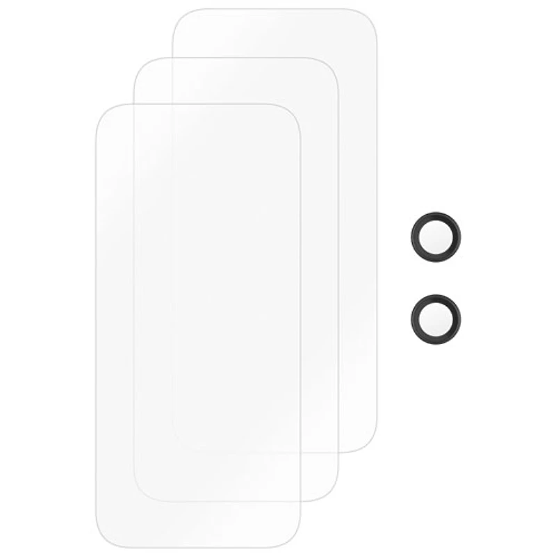 Insignia Glass Screen Protector with Camera Lens Protectors for iPhone Air - 3 Pack - Only at Best Buy