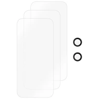 Insignia Glass Screen Protector with Camera Lens Protectors for iPhone Air - 3 Pack - Only at Best Buy