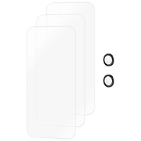 Insignia Glass Screen Protector with Camera Lens Protectors for iPhone Air - 3 Pack - Only at Best Buy