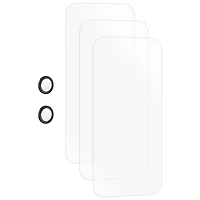 Insignia Glass Screen Protector with Camera Lens Protectors for iPhone Air - 3 Pack - Only at Best Buy