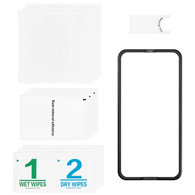 Insignia Glass Screen Protector with Camera Lens Protectors for iPhone Air - 3 Pack - Only at Best Buy