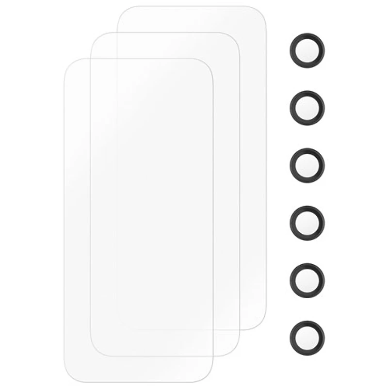 Insignia Glass Screen Protector with Camera Lens Protectors for iPhone 17 Pro Max - 3 Pack - Only at Best Buy