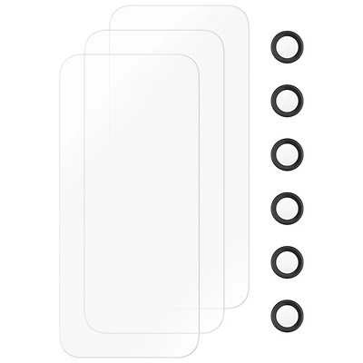 Insignia Glass Screen Protector with Camera Lens Protectors for iPhone 17 Pro Max - 3 Pack - Only at Best Buy